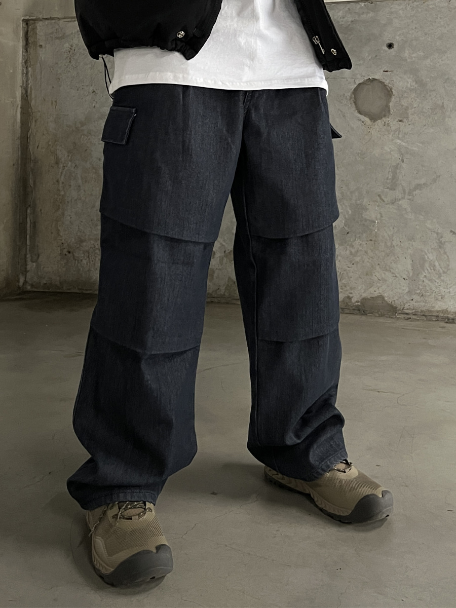 Kee Double Tuck dyed Pants (3color)