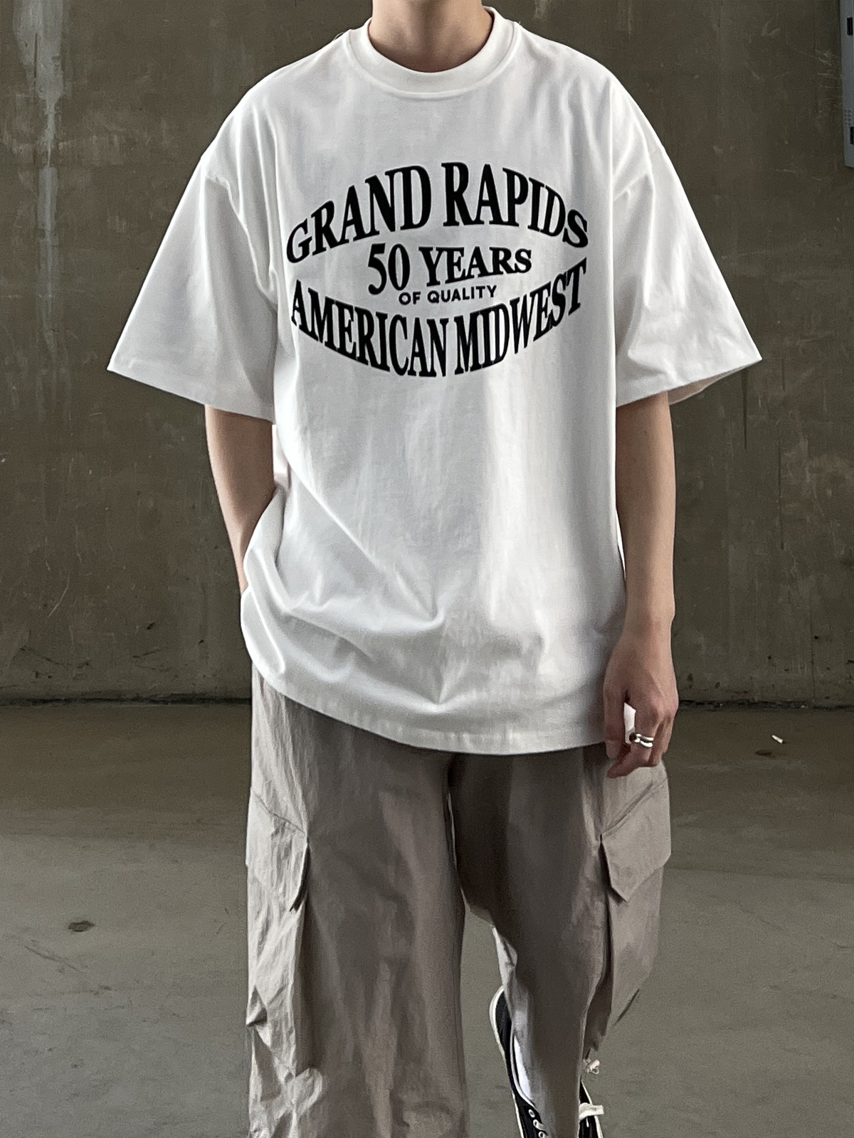 Grand Over Half Tee (4color)