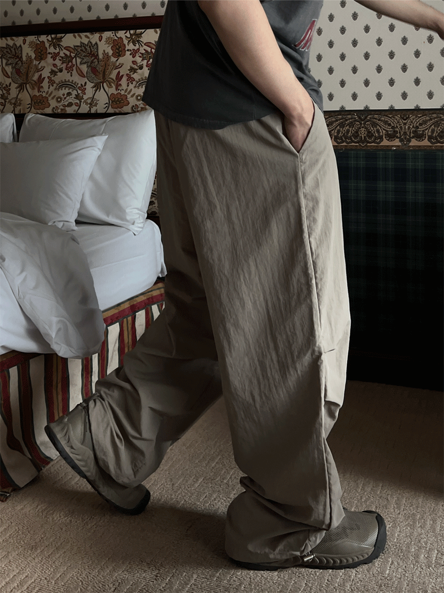 Nylon Cozy String Pants (5color)