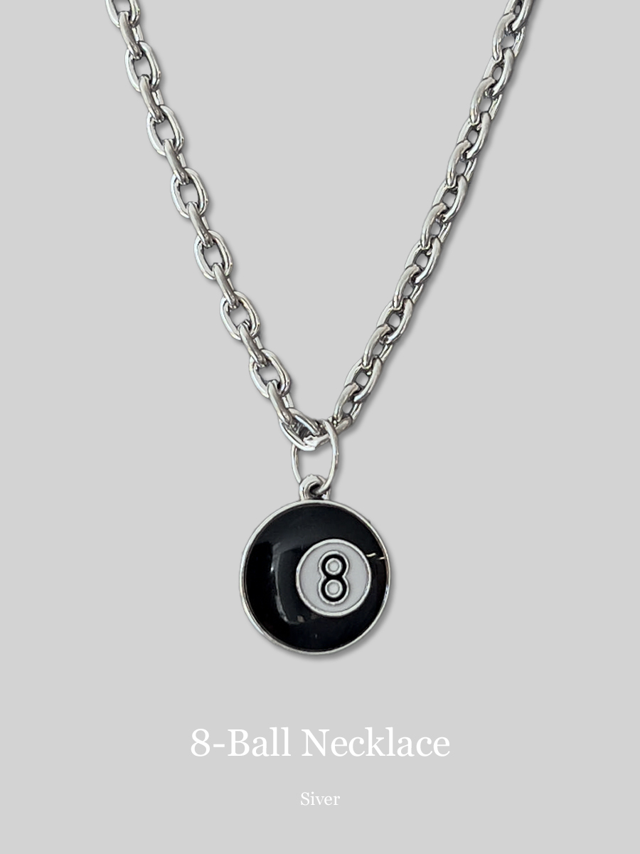 8-Ball Necklace (siver)
