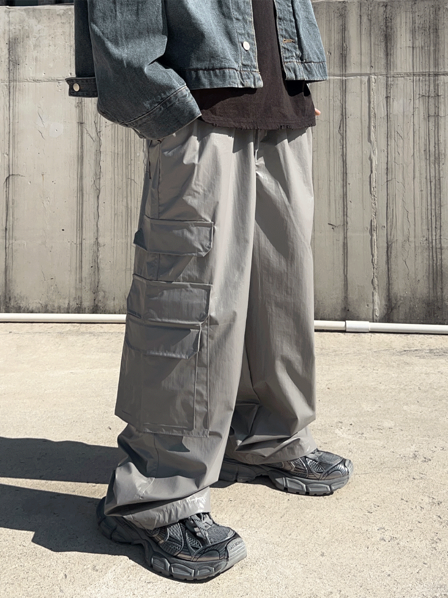 [추천] Multi Cargo Light Coated Pants (2color)