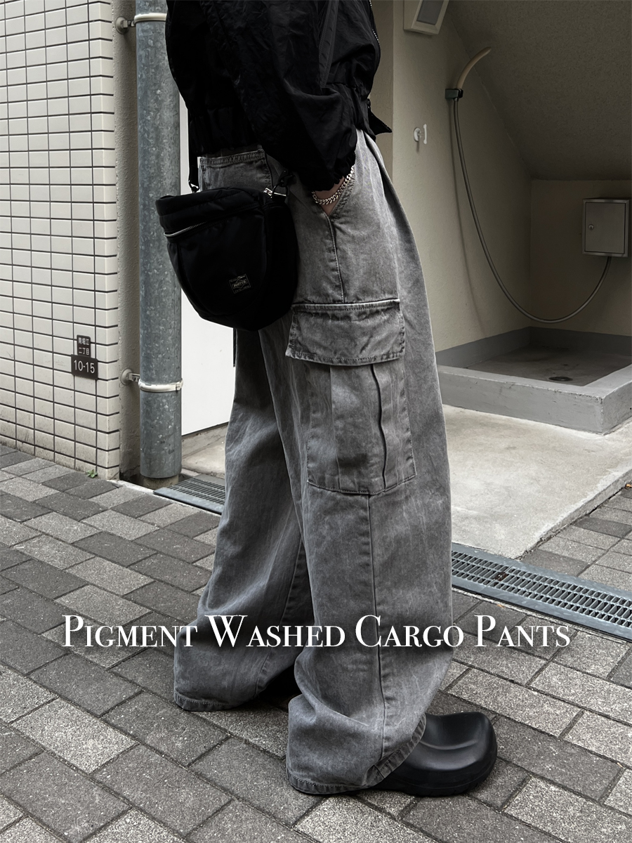 [추천] Pigment Washed Cargo Pants (4color)