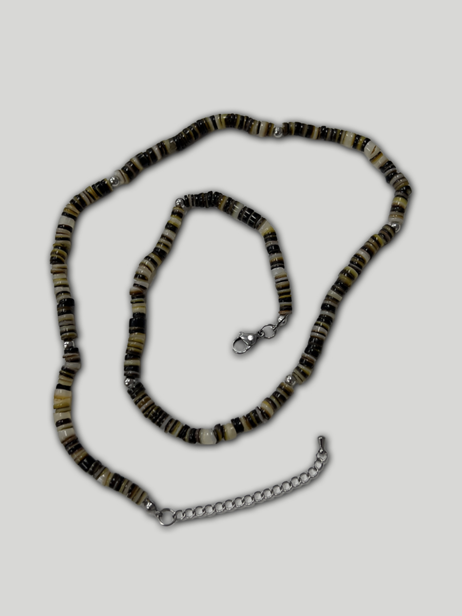 [추천] Ethnic beads necklace (1color)