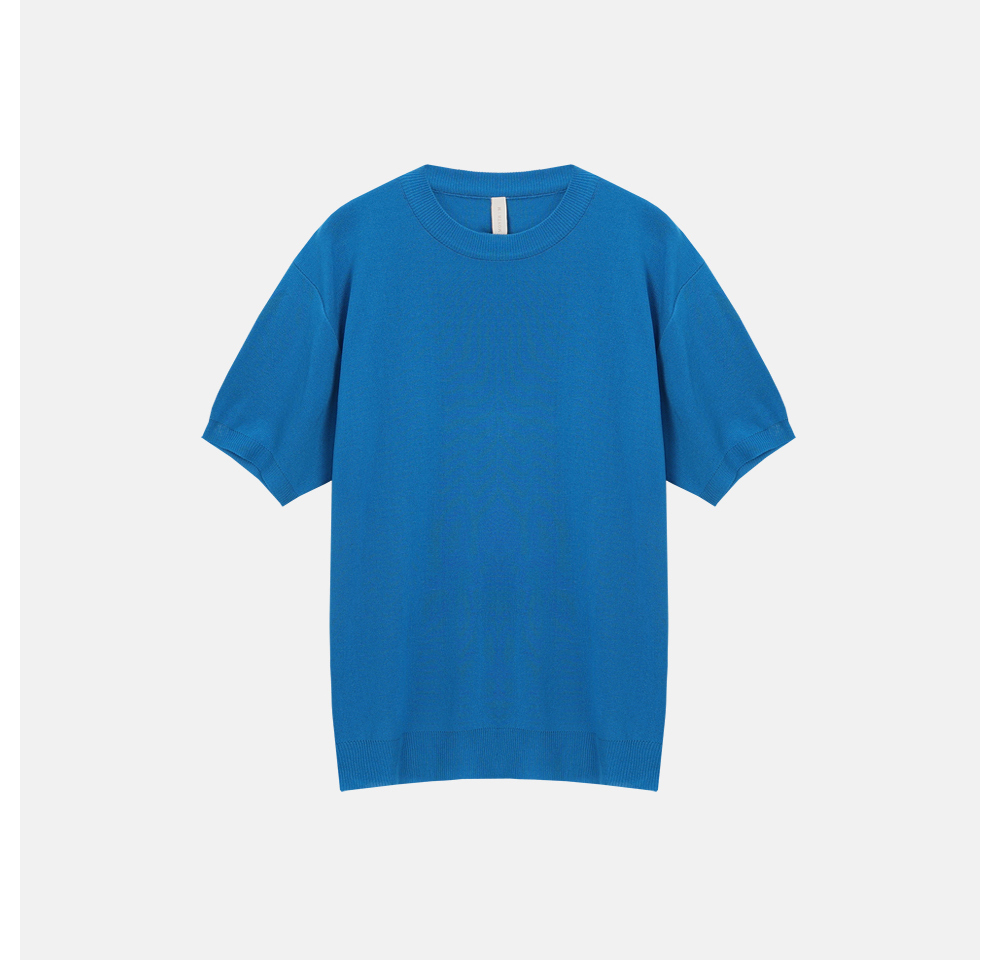 반팔 티셔츠 스카이블루 색상 이미지-S2L104