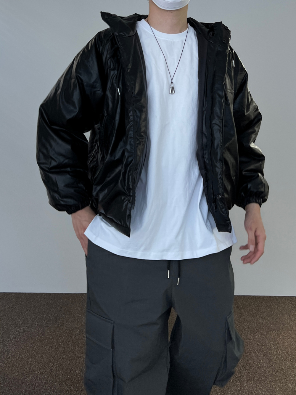 재킷 모델 착용 이미지-S1L46